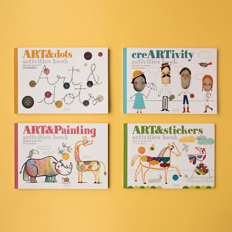 Libreta con pegatinas